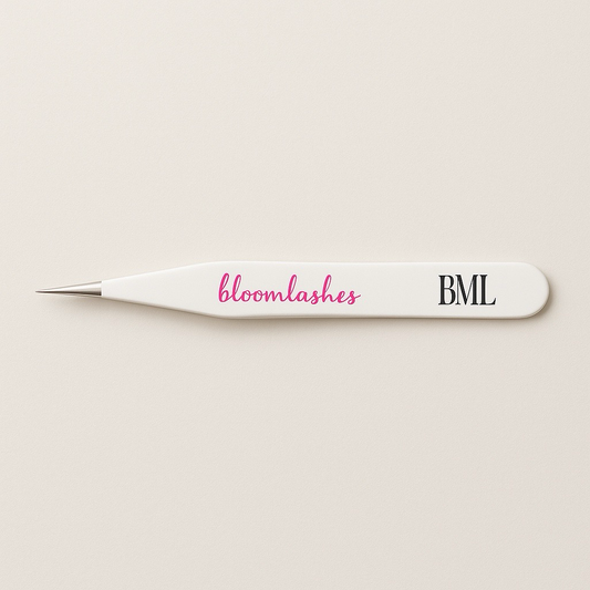BloomLashes Mega Volume Tweezers-White